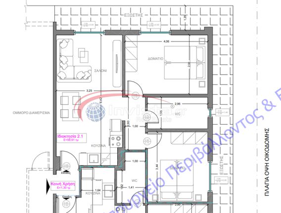 Apartment 65 sqm for sale, Thessaloniki - Center, Voulgari - Agios Eleftherios