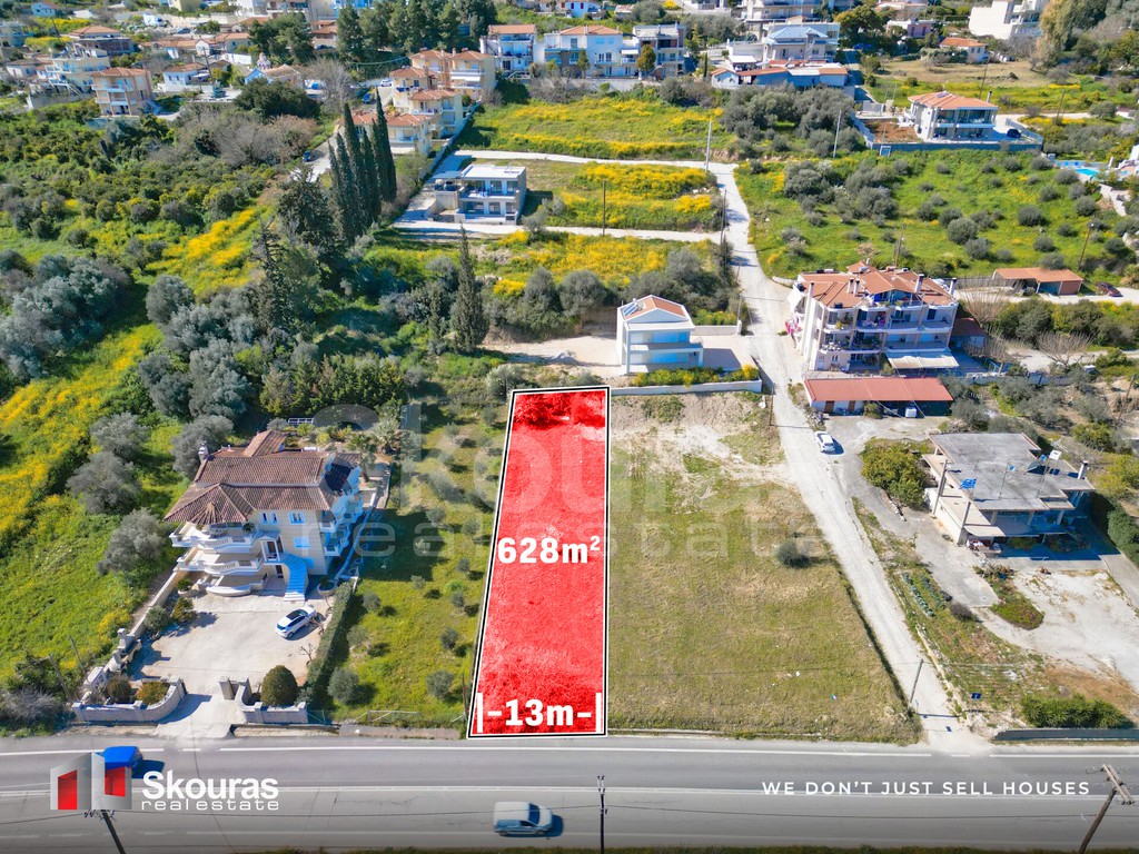 Οικόπεδο 628 τ.μ. για πώληση, Αργολίδα, Ναύπλιο