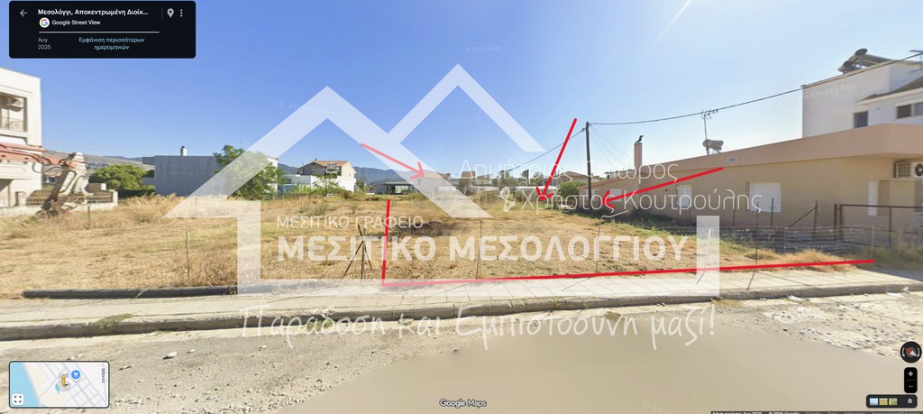 Οικόπεδο 587,96 τ.μ. προς πώληση, Αιτωλοακαρνανία, Ιερά Πόλη Μεσολογγίου