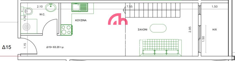 Διαμέρισμα 75 τ.μ. για πώληση, Θεσσαλονίκη - Κέντρο, Βαρδάρης