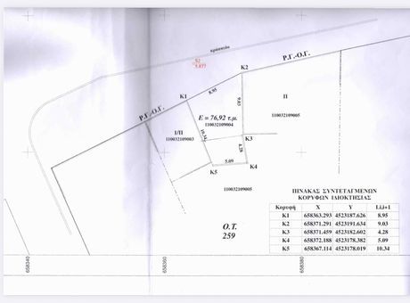 Land plot 78 sqm for sale