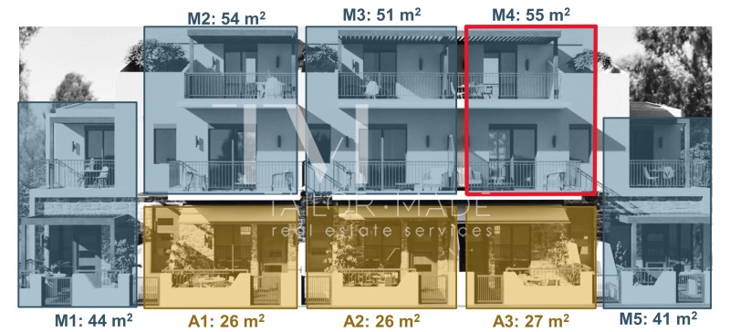 Μεζονέτα 55 τ.μ. προς πώληση, Σταυρός Ρεντίνας