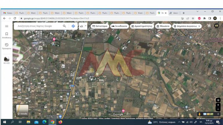Parcel 15.300 sqm for sale, Thessaloniki - Suburbs, Thermi