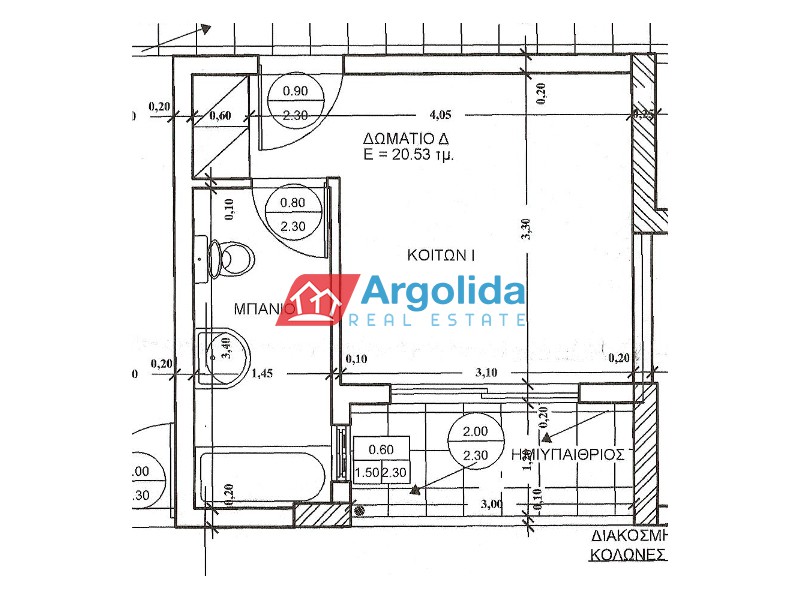 Studio / γκαρσονιέρα 20 τ.μ. προς πώληση, Βιβάρι