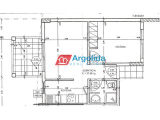 Διαμέρισμα 37 τ.μ. για πώληση, Αργολίδα, Ασίνη-thumb-2