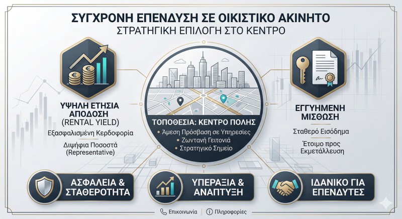 Διαμέρισμα 60 τ.μ. πρός πώληση, Ν. Χίου, Χίος