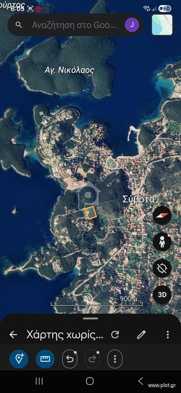 Οικόπεδο 8.096 τ.μ. προς πώληση, Κέντρο Συβότων