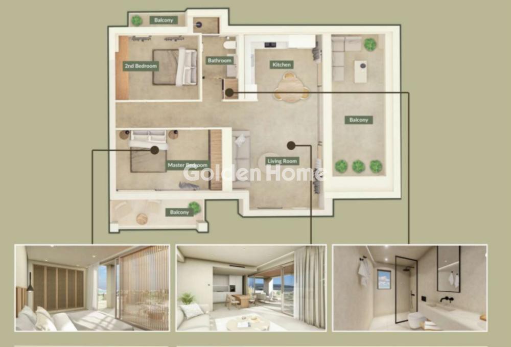 Διαμέρισμα 87 τ.μ. προς πώληση, Τσικαλαριά Σούδας