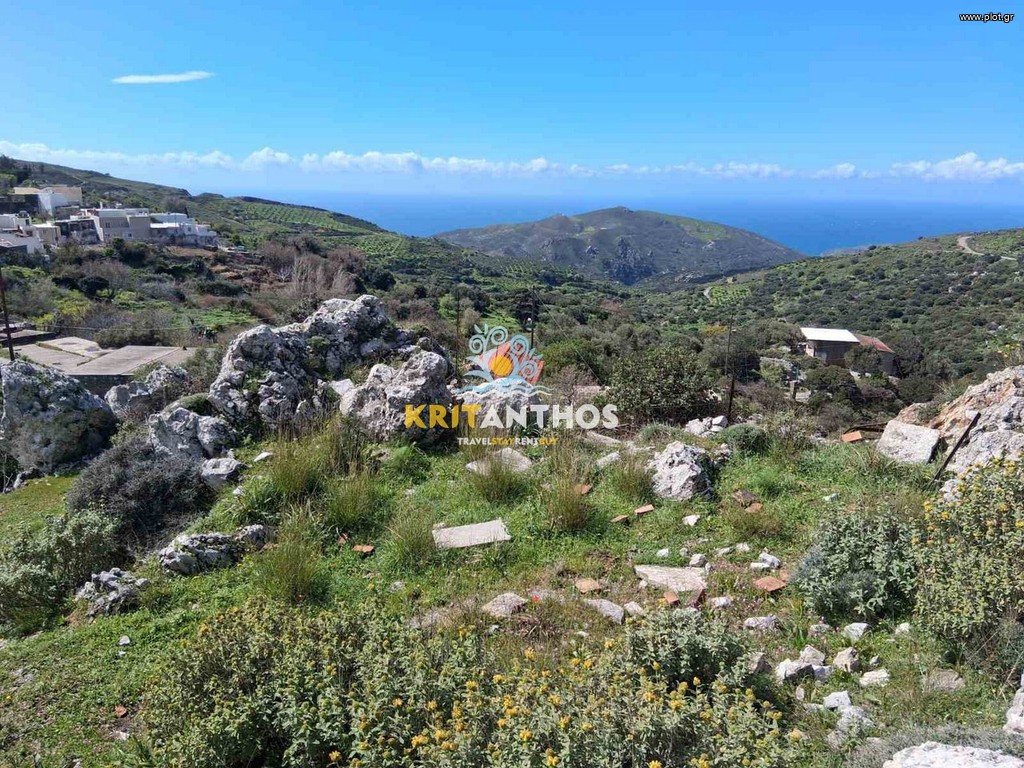 Land plot 880 sqm for sale, Rethymno Prefecture, Lampi