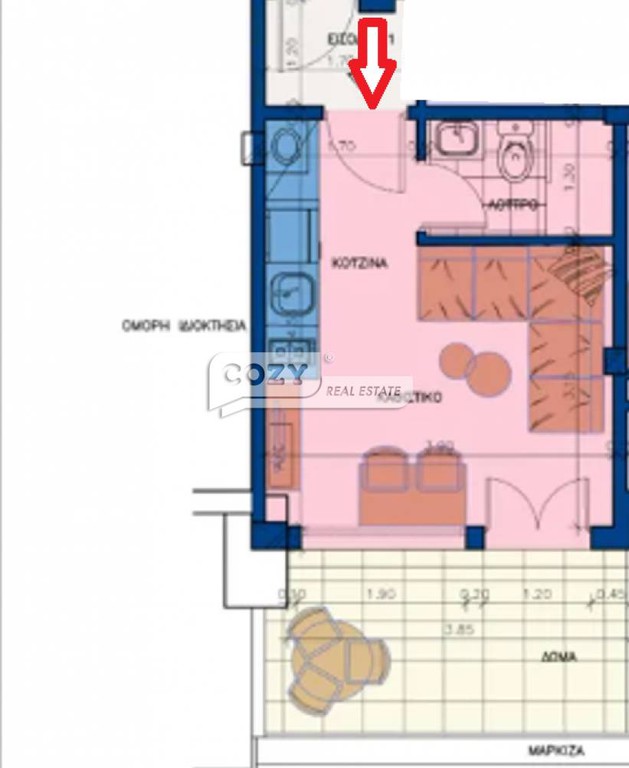 Studio / γκαρσονιέρα 25 τ.μ. προς πώληση, Φάληρο