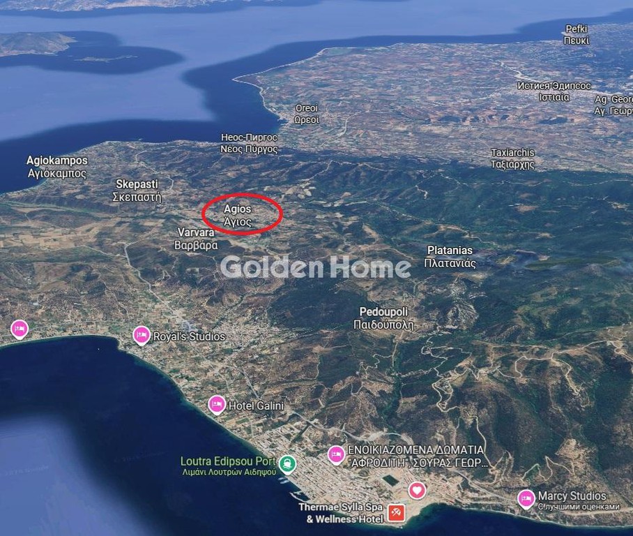 Οικόπεδο 1.584 τ.μ. για πώληση, Εύβοια, Αιδηψός