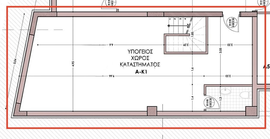 Κατάστημα 193 τ.μ. προς ενοικίαση, Άγιος Ιωάννης Καλαμαριάς
