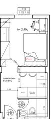 Studio / γκαρσονιέρα 26 τ.μ. για πώληση, Θεσσαλονίκη - Κέντρο, Ροτόντα-thumb-14