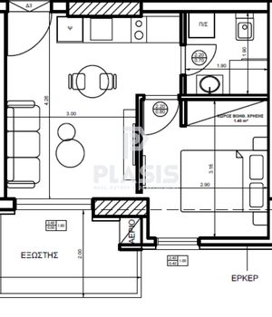 Studio / γκαρσονιέρα 40 τ.μ. προς πώληση