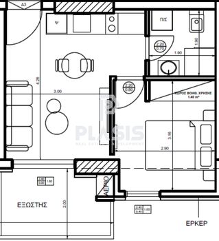 Studio / γκαρσονιέρα 40 τ.μ. προς πώληση