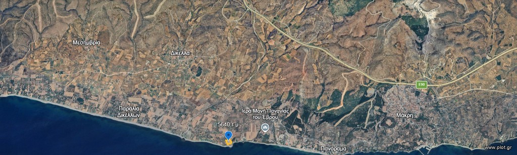 Οικόπεδο 5.640 τ.μ. πρός πώληση, Εβρος, Αλεξανδρούπολη