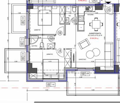 Apartment 71 sqm for sale
