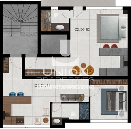 Apartment 38 sqm for sale, Athens - Center, Gazi - Metaxourgio - Votanikos