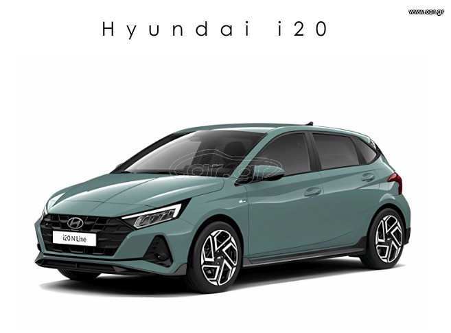 Hyundai i 20 2024 RENT-ME BY "ALEXCARS" AYTOMATO HYBRID BENZIN GPS-NAVI