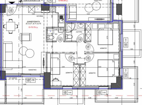 Apartment 83 sqm for sale