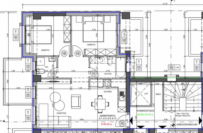 Apartment 73 sqm for sale, Thessaloniki - Suburbs, Stavroupoli