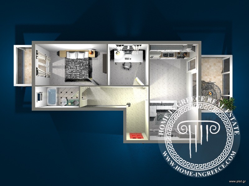 Διαμέρισμα 59 τ.μ. πρός πώληση, Θεσσαλονίκη - Περιφ/Κοί Δήμοι, Θερμαϊκός