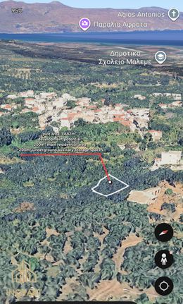 Οικόπεδο 3.881 τ.μ. για πώληση, Ν. Χανίων, Πλατανιάς