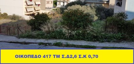 Land plot 417 sqm for sale