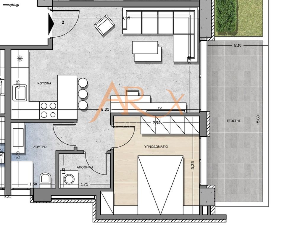 Studio / γκαρσονιέρα 57 τ.μ. πρός πώληση, Θεσσαλονίκη - Περιφ/Κοί Δήμοι, Καλαμαριά