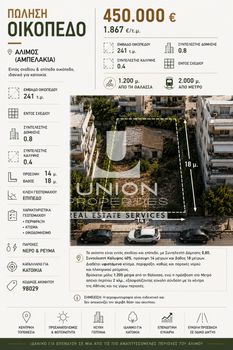 Οικόπεδο 241 τ.μ. πρός πώληση