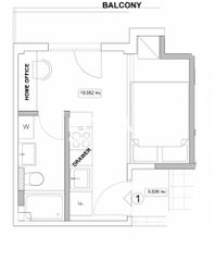 Studio / γκαρσονιέρα 22 τ.μ. πρός πώληση, Θεσσαλονίκη - Κέντρο, Ανάληψη-thumb-6