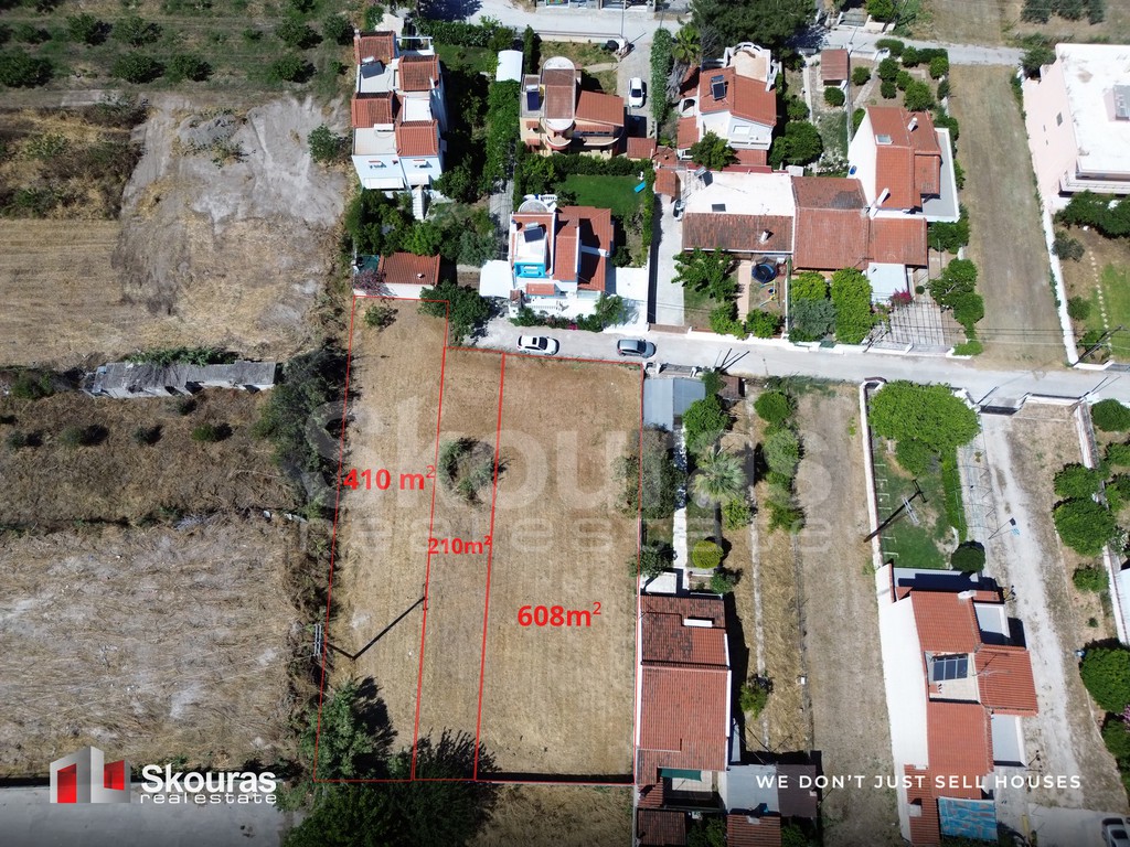 Οικόπεδο 608 τ.μ. προς πώληση, Λέχαιο