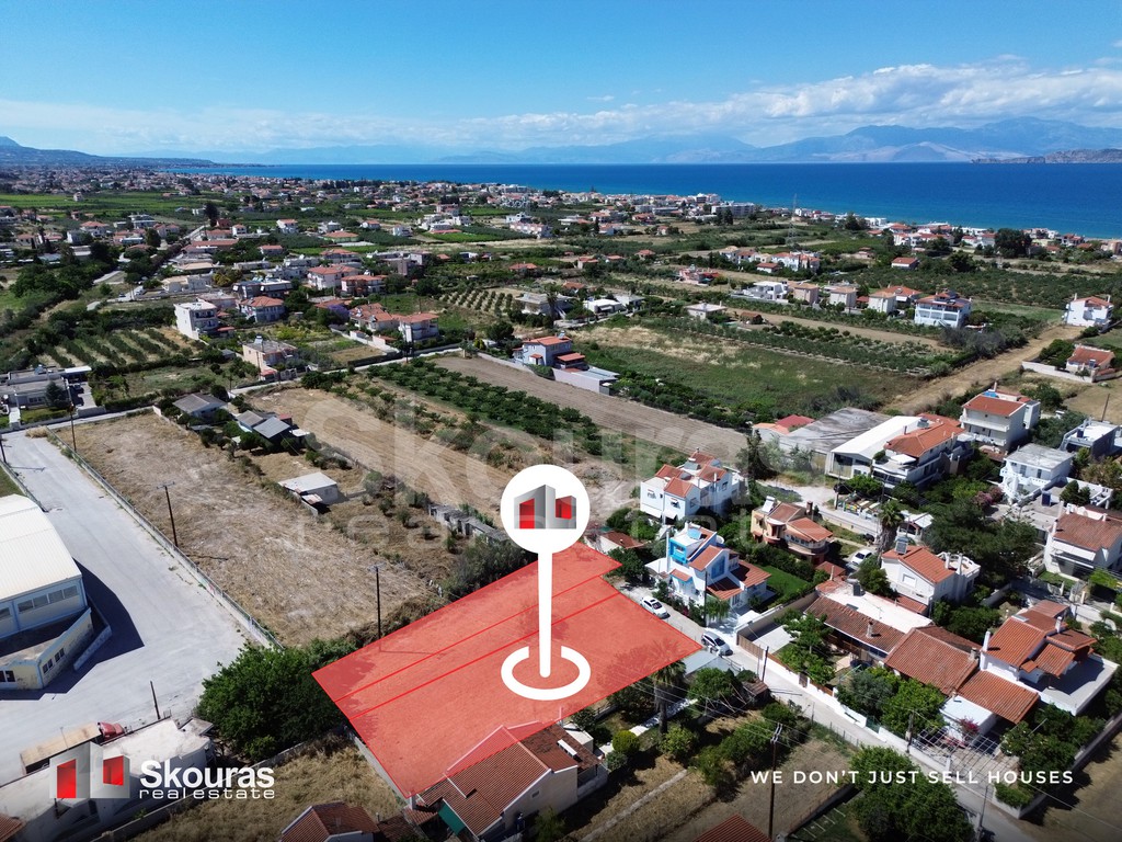 Οικόπεδο 608 τ.μ. προς πώληση, Λέχαιο