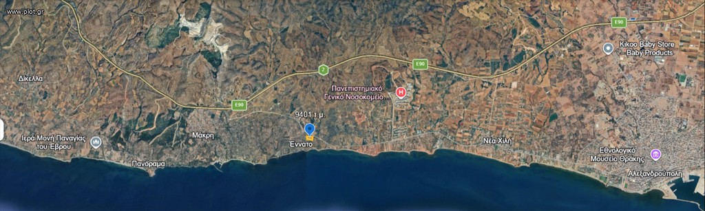 Οικόπεδο 4.645 τ.μ. προς πώληση, Πανόραμα Αλεξανδρούπολης