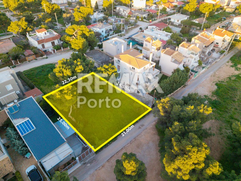 Οικόπεδο 524 τ.μ. πρός πώληση, Αθήνα - Ανατολικά Προάστια, Αρτέμιδα (λούτσα)