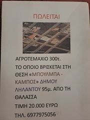 Αγροτεμάχια 300 τ.μ. για πώληση