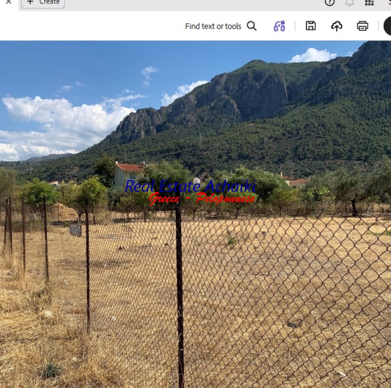 Οικόπεδο 1.398 τ.μ. για πώληση, Αχαΐα, Διακοπτό