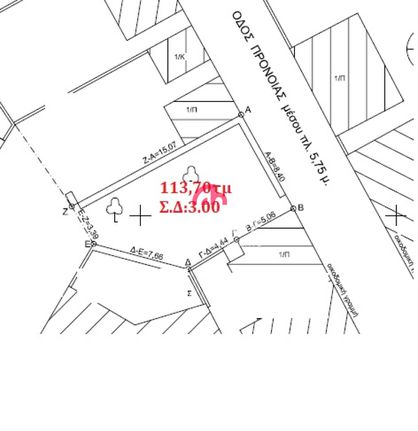 Land plot 113 sqm for sale, Athens - Center, Gazi - Metaxourgio - Votanikos