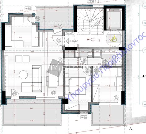 Apartment 77 sqm for sale, Piraeus Suburbs, Koridallos