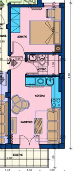 Apartment 40 sqm for sale