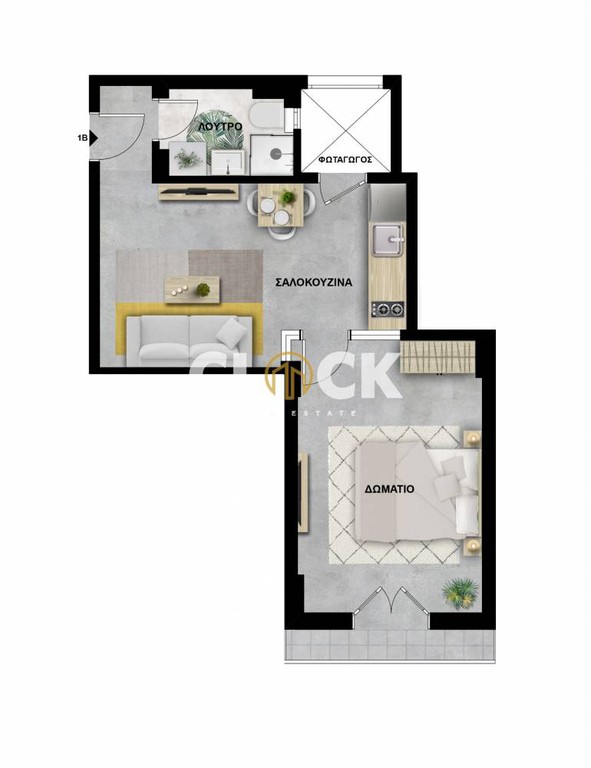 Studio / γκαρσονιέρα 40 τ.μ. προς πώληση, Ροτόντα