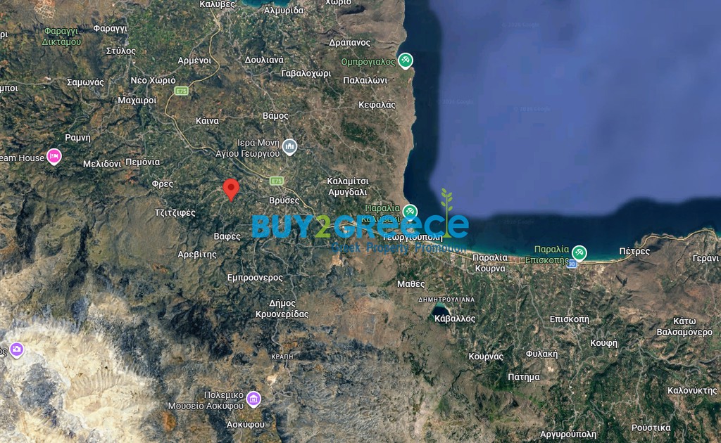 Οικόπεδο 4.280 τ.μ. για πώληση, Ν. Χανίων, Κρυονερίδα