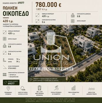 Οικόπεδο 420 τ.μ. πρός πώληση