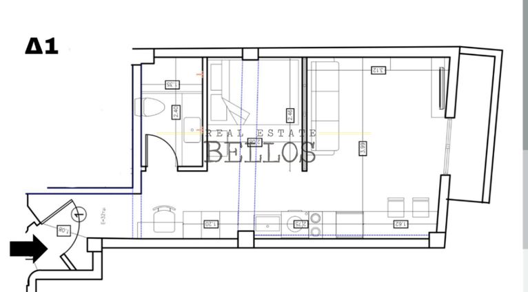 Studio / γκαρσονιέρα 37 τ.μ. για πώληση, Θεσσαλονίκη - Κέντρο, Φάληρο