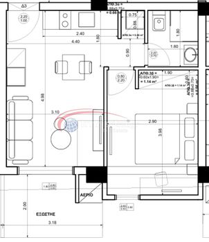 Studio / γκαρσονιέρα 46 τ.μ. προς πώληση