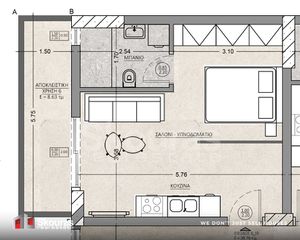 Διαμέρισμα 38,76 τ.μ. για πώληση, Μεσσηνία, Καλαμάτα-thumb-1