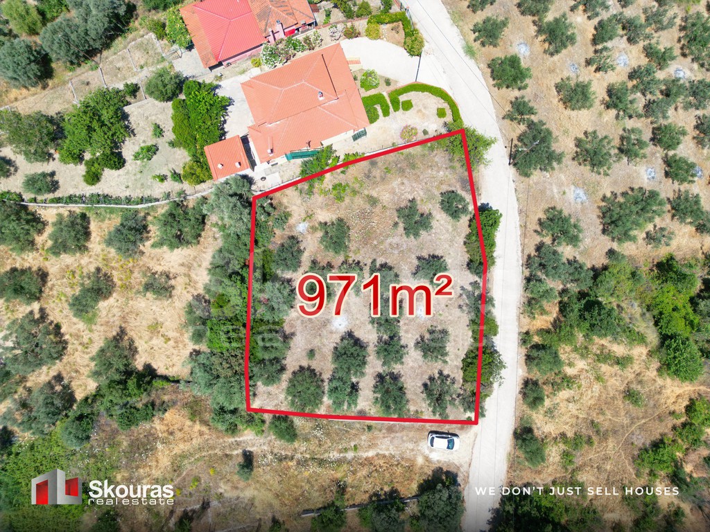 Οικόπεδο 971 τ.μ. προς πώληση, Πύργος Ευρωστίνης