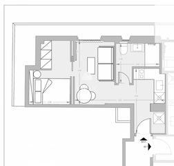 Studio / γκαρσονιέρα 35 τ.μ. για πώληση, Θεσσαλονίκη - Κέντρο, Δόξα-thumb-3