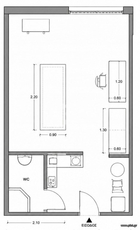 Studio / γκαρσονιέρα 30 τ.μ. προς πώληση, Δόξα