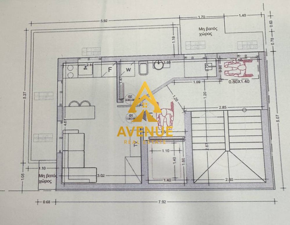 Studio / γκαρσονιέρα 52 τ.μ. πρός πώληση, Θεσσαλονίκη - Κέντρο, Παπάφη